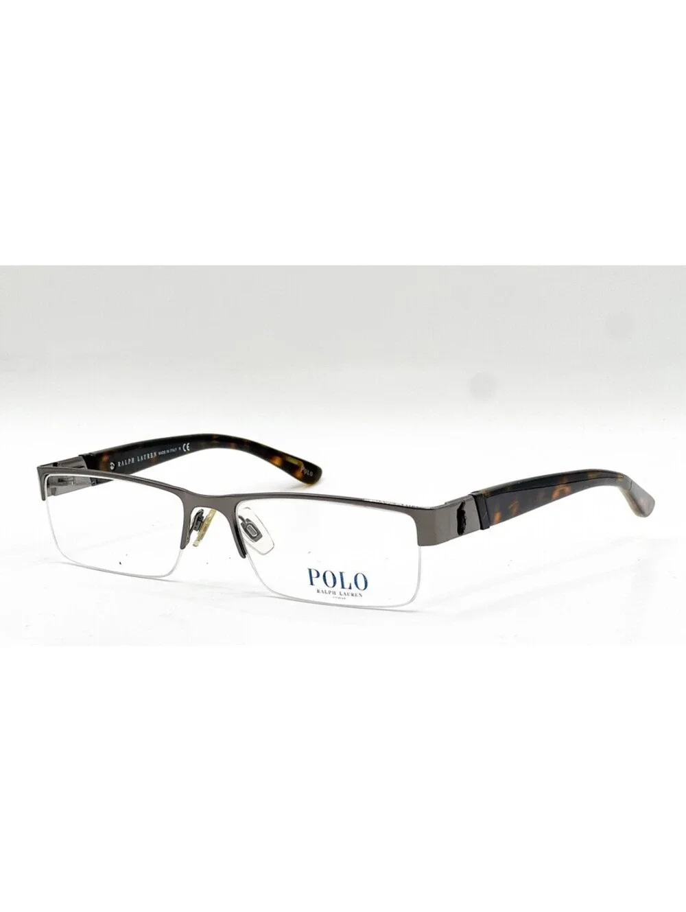 Polo Ralph Lauren 1117 9187 Brushed Dark Gunmetal Eyeglass Frames 56-17-140